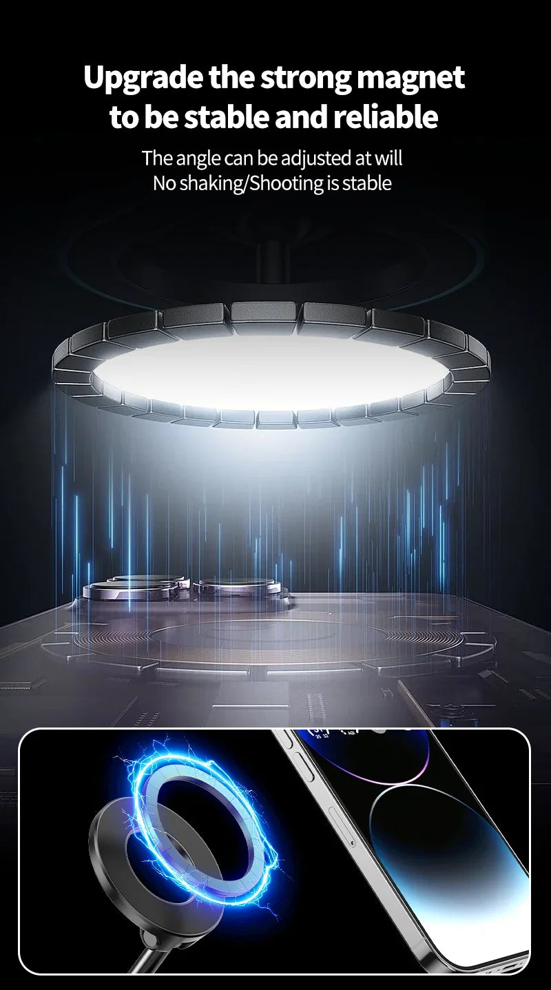 Xiaomi Vacuum Magnet Phone Bracket Multi-angles Adjustment Strong Magnetic Suck Design Foldable Car Holder For Navigation Stand