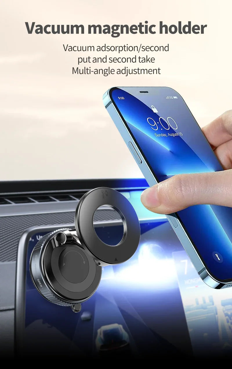 Xiaomi Vacuum Magnet Phone Bracket Multi-angles Adjustment Strong Magnetic Suck Design Foldable Car Holder For Navigation Stand